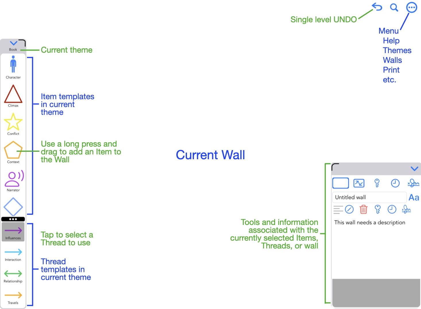 Annotated Wall Crazy screen shot